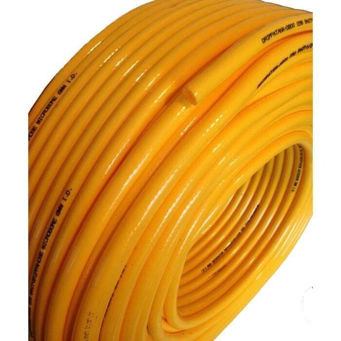 1/4 inch ID high flow yellow pole hose coil